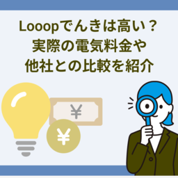Looopでんきは高い？実際の電気料金や他社プランとの比較を紹介