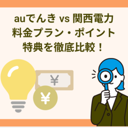 auでんき vs 関西電力 料金プラン・ポイント特典を徹底比較！ auユーザーは乗り換えるべき？