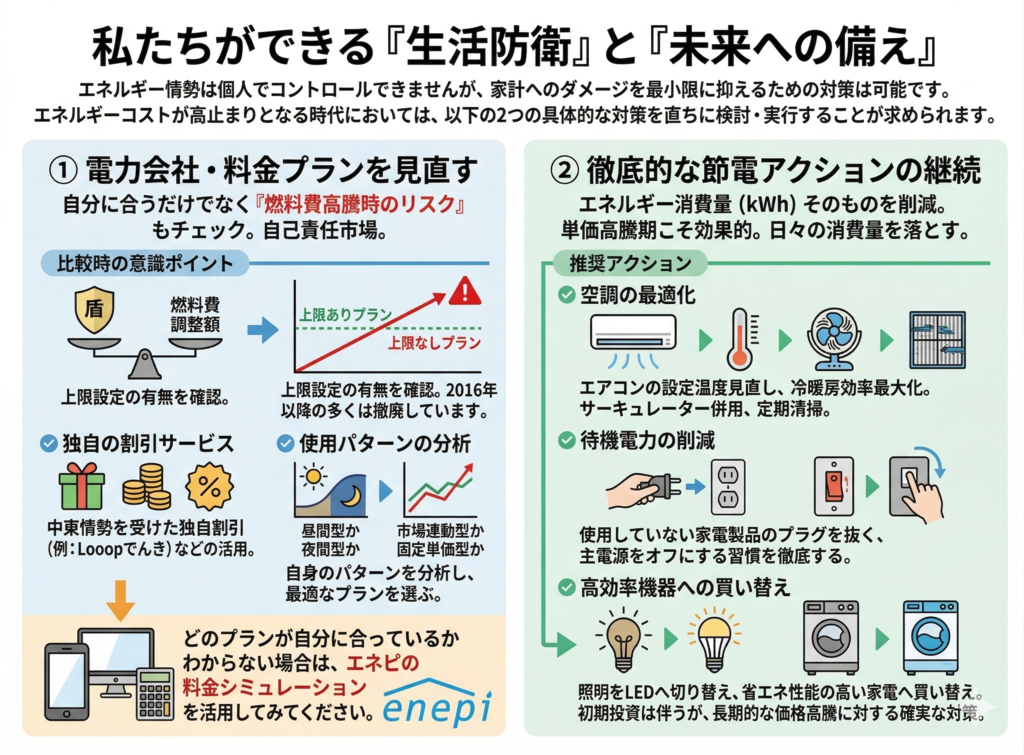私たちができる「生活防衛」と「未来への備え」