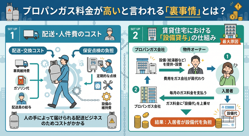 プロパンガス料金が高いと言われる「裏事情」とは?