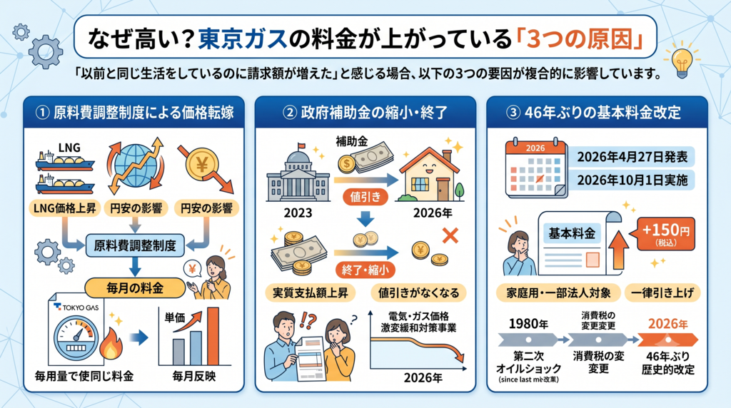 なぜ高い?東京ガスの料金が上がっている「3つの原因」