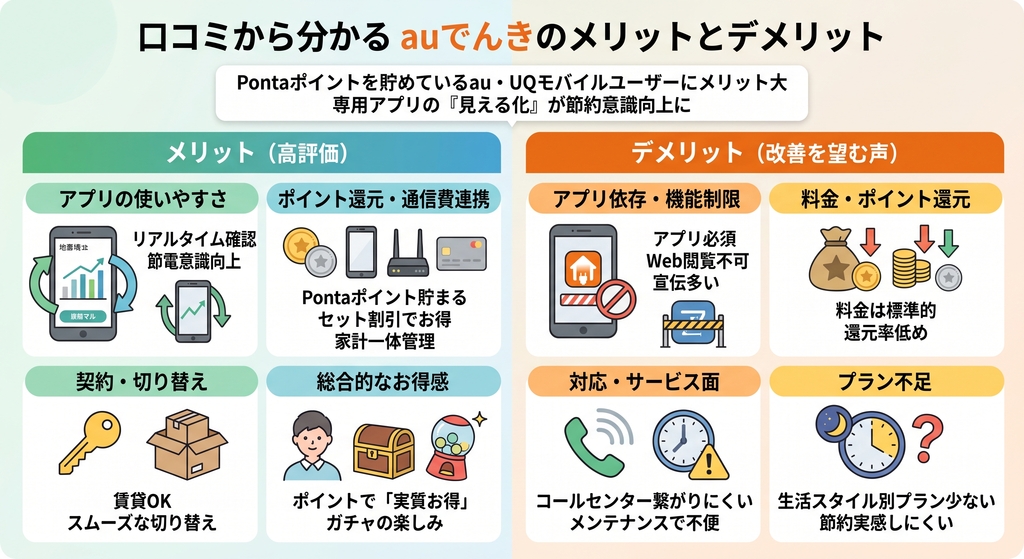 契約者のリアルな評判・口コミから分かるメリットとデメリット