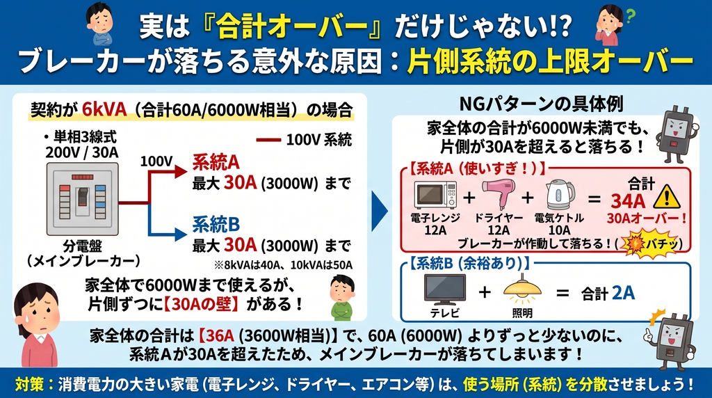 kVA契約でブレーカーが落ちる原因と実践的な対処法